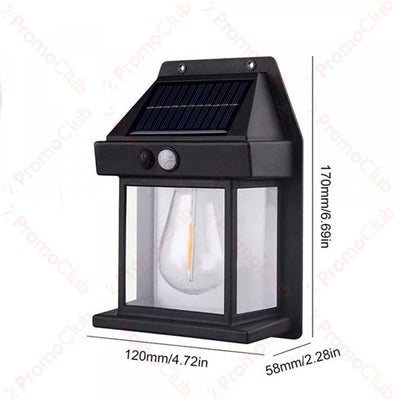 LED Solar Wall Lamp Outdoor Waterproof Up And Down Luminous Lighting Garden Decoration Solar Lights Stairs Fence Sunlight Lamp